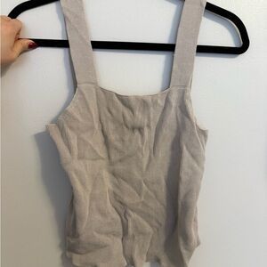 Leith Light Beige Knit Camisole